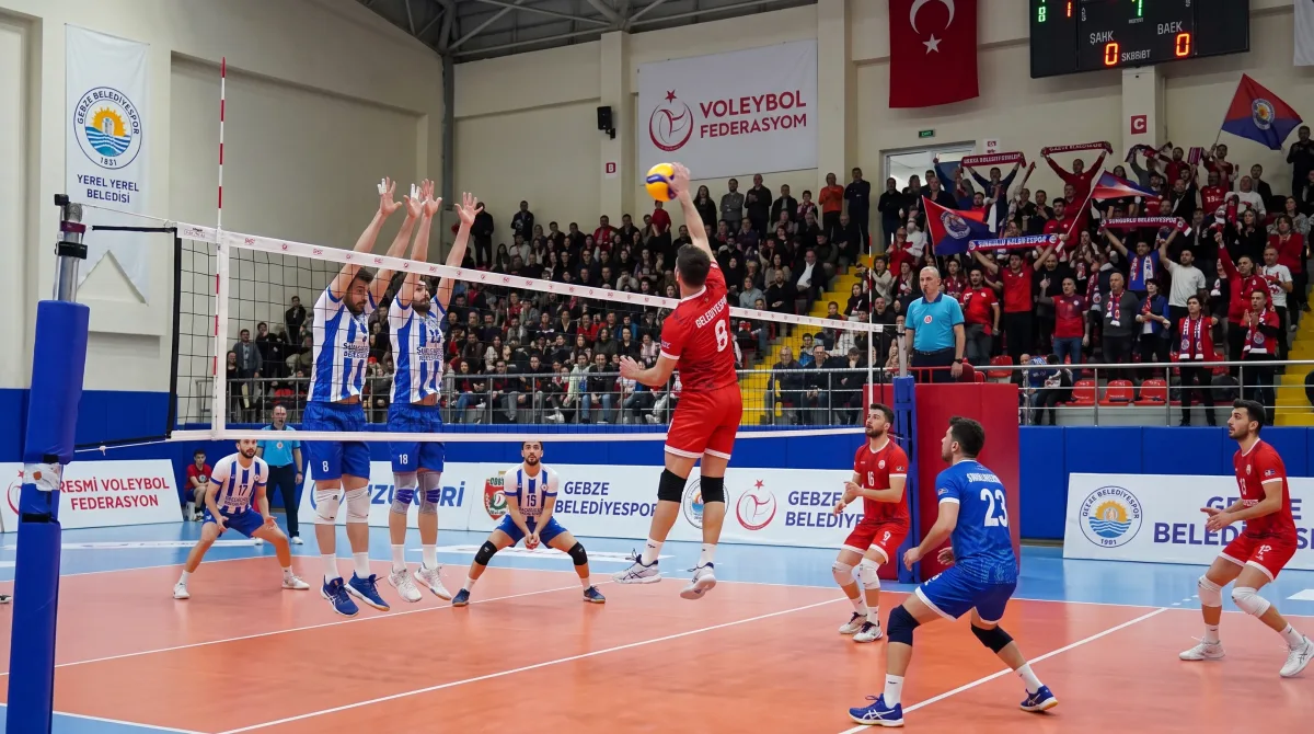 Gebze Belediyespor Kupa Voley'de Fırtına Gibi Esti: Sungurlu Belediyespor'u Set Vermeden Geçti